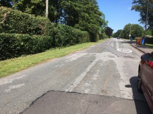 General state of road from A4421 end