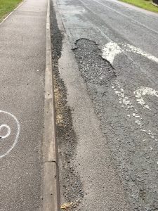Hole in 30 near Barnfield