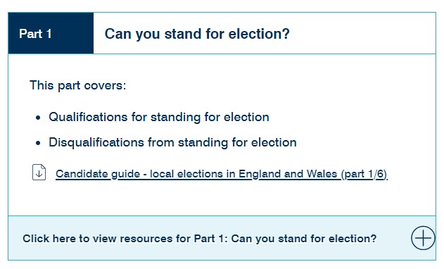 Image: Can you stand for Election?